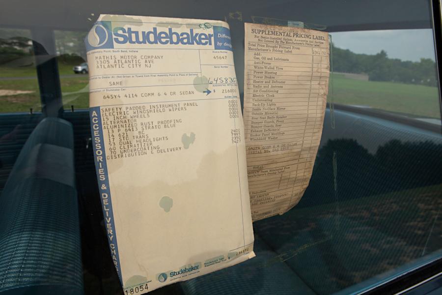  Studebaker Commander 4-Door Sedan 1964 года  (фото 8 из 20)